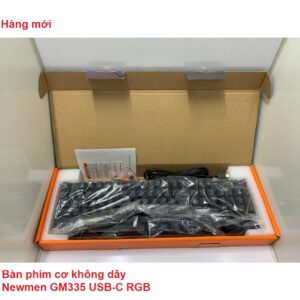 Bàn phím cơ không dây Newmen GM335 USB-C RGB