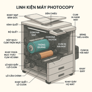 Linh kiện máy photocopy