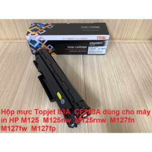 Hộp mực Topjet 83A CF283A dùng cho máy in HP M125 M125nw M125rnw M127fn M127fw M127fp