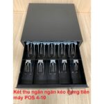 Két Thu Ngân, Ngăn Kéo Đựng Tiền Máy POS 4 -10 Ngăn Chứa Đủ Mệnh Giá Tiền – Loại Hàng Mới – Có Hướng Dẫn Lắp Đặt