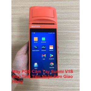 Máy POS Cầm Tay Sunmi V1S Máy Tính Tiền Nhận Đơn Giao Hàng