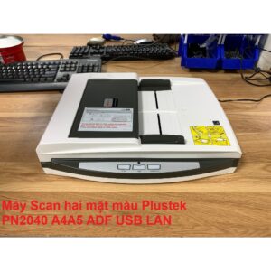 Máy Scan hai mặt màu Plustek PN2040 A4A5 ADF USB LAN
