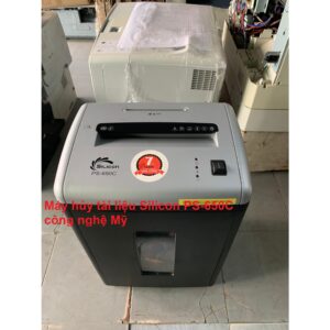 Máy hủy tài liệu Silicon PS-650C công nghệ Mỹ