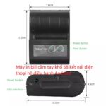 Máy In Bill Cầm Tay Khổ 58 Kết Nối Điện Thoại Hệ Điều Hành Android Loại Hàng Mới 100% – Có Hướng Dẫn Lắp Đặt Sử Dụng