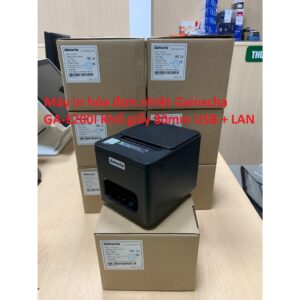 Máy in hóa đơn nhiệt Gainscha GA-E200I Khổ giấy 80mm USB + LAN