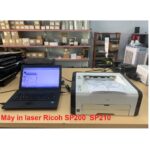 Máy In Laser Ricoh SP200 / SP210 In Đậm Đẹp Dùng Mực Mới – Đã Qua Sử Dụng – Có Hướng Dẫn Lắp Đặt Sử Dụng