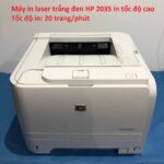 Máy In Laser Trắng Đen HP 2035 In Tốc Độ Cao Tặng Kèm Mực Dây Nguồn USB Hàng Đã Qua Sử Dụng – Có Hướng Dẫn Lắp Đặt Sử Dụng