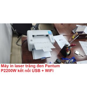 Máy in laser trắng đen Pantum P2200W kết nối USB + WiFi