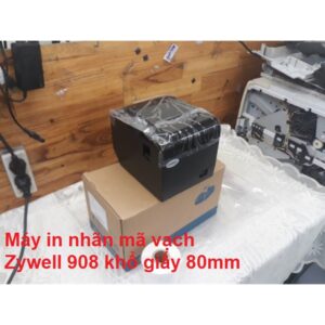Máy in nhãn mã vạch Zywell 908 khổ giấy 80mm