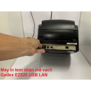 Máy in tem nhãn mã vạch Godex EZ520 USB LAN