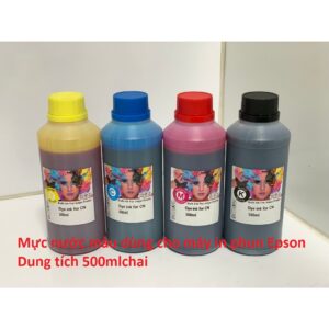 Mực nước màu dùng cho máy in phun Epson Dung tích 500mlchai