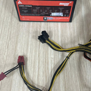 Nguồn dragon 500w 8pin + nguồn phụ 14pin giá 200k – tháo máy – chạy ổn định