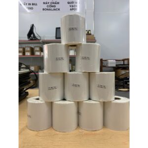giấy in vận đơn khổ A7 kích thước 7x10cm ( 70x100mm ) có keo dán trực tiếp