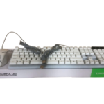 Combo Bàn Phím + Chuột Có Dây LED Màu GTX350 – Fullsize 104 Phím, USB, Phím Bấm Êm – Phù Hợp Học Tập/VP/Net Game