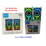 Loa Vi Tính 2.0 K2045 Âm Thanh Sống Động Jack 3.5mm Nguồn USB Hàng Mới – Có Hướng Dẫn Sử Dụng