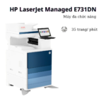 Máy Photocopy Đen Trắng Đa Chức Năng HP LaserJet Managed E731dn – In Nhanh 35 Trang/Phút, In – Copy – Scan – Duplex – ADF, Có Hướng Dẫn Sử Dụng