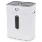 Máy Hủy Tài Liệu HP W1508CC-K1 – Hủy Giấy/Thẻ/Ghim, Kiểu Hủy Vụn, Công Suất 8 Tờ, Dung Tích 15L – Có Hướng Dẫn Sử Dụng