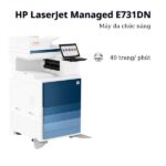 Máy Photocopy Đen Trắng Đa Chức Năng HP LaserJet Managed E731dn – In Nhanh 40 Trang/Phút, In – Copy – Scan – Duplex – ADF, Có Hướng Dẫn Sử Dụng
