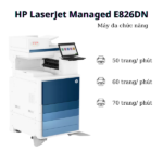 Máy Photocopy Đen Trắng Đa Chức Năng HP LaserJet Managed E826dn Tốc Độ 50, 60, 70 Trang/Phút – Hàng Mới