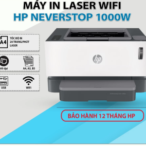 Máy In HP Neverstop Laser 1000w – In Wifi – Tiết Kiệm Mực – Bền Bỉ – Hàng Mới và Cũ - Có Hướng Dẫn Sử Dụng